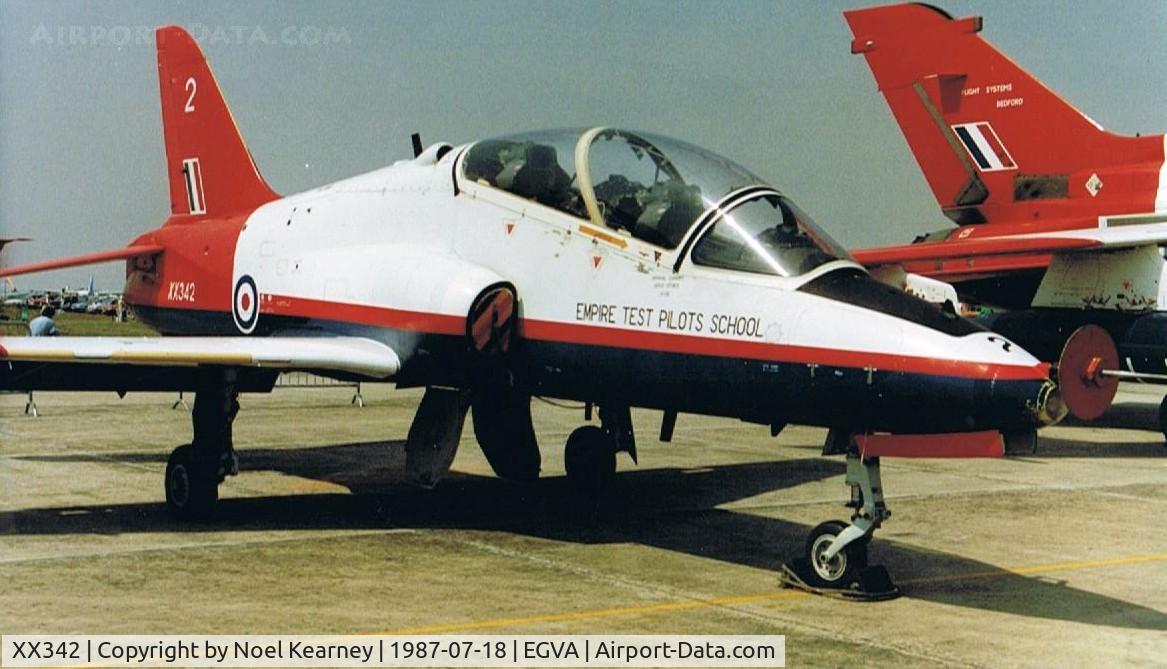 XX342, 1981 Hawker Siddeley Hawk T.1 C/N 191/312166, Bae HAWK T.1 - Royal Air Force