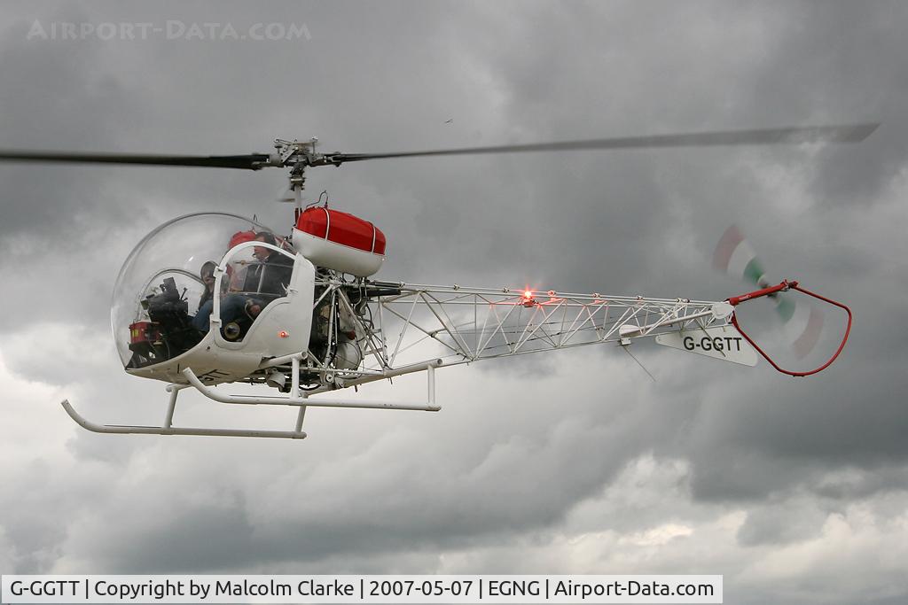 G-GGTT, 1970 Agusta AB-47G-4A C/N 2538, Agusta Bell 47G-4A. At Bagby Airfield's May Fly-In, May 7th 2007.