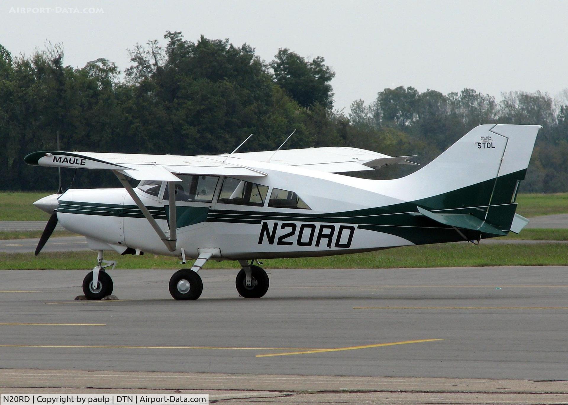N20RD, 2001 Maule MT-7-260 C/N 27008C, At Downtown Shreveport.