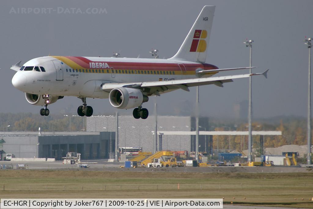 EC-HGR, 1999 Airbus A319-111 C/N 1154, Iberia Airbus A319-111