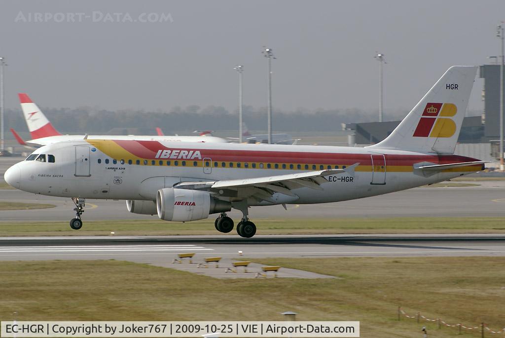 EC-HGR, 1999 Airbus A319-111 C/N 1154, Iberia Airbus A320-214