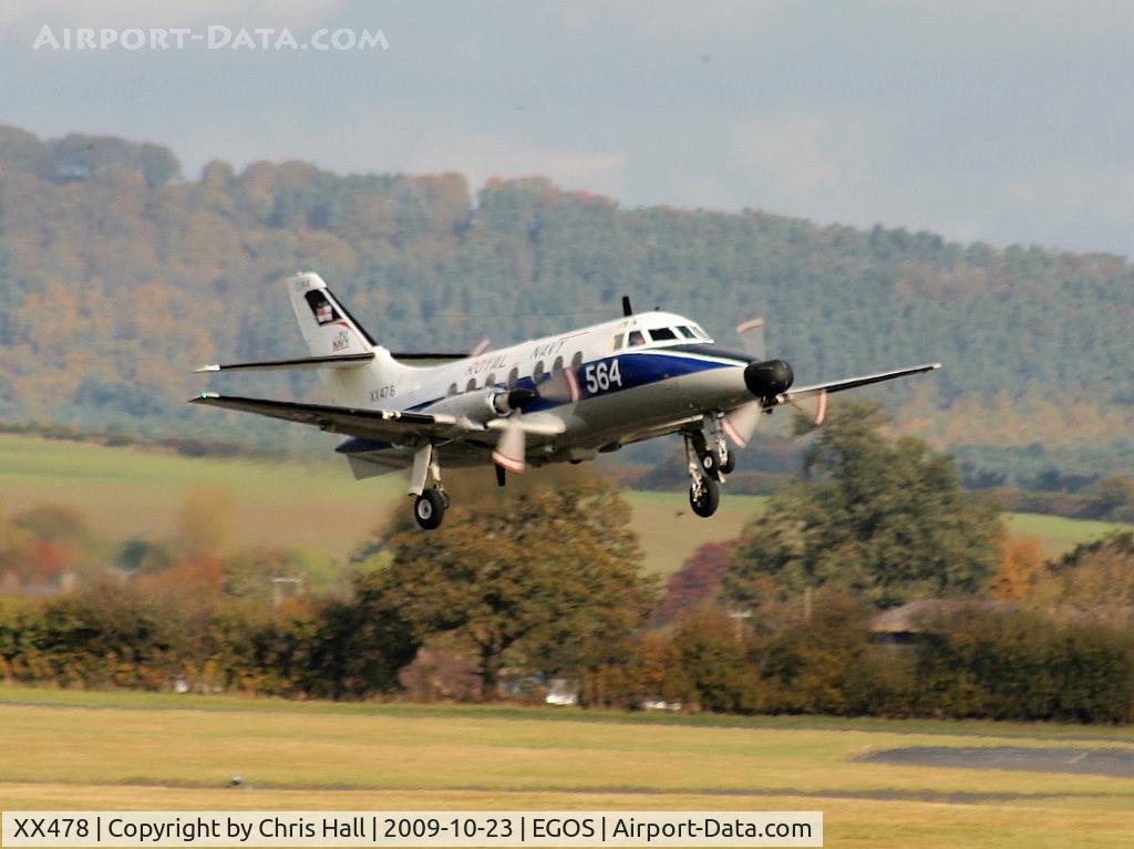 XX478, 1970 Scottish Aviation HP-137 Jetstream T.2 C/N 261, Royal Navy, 750 NAS