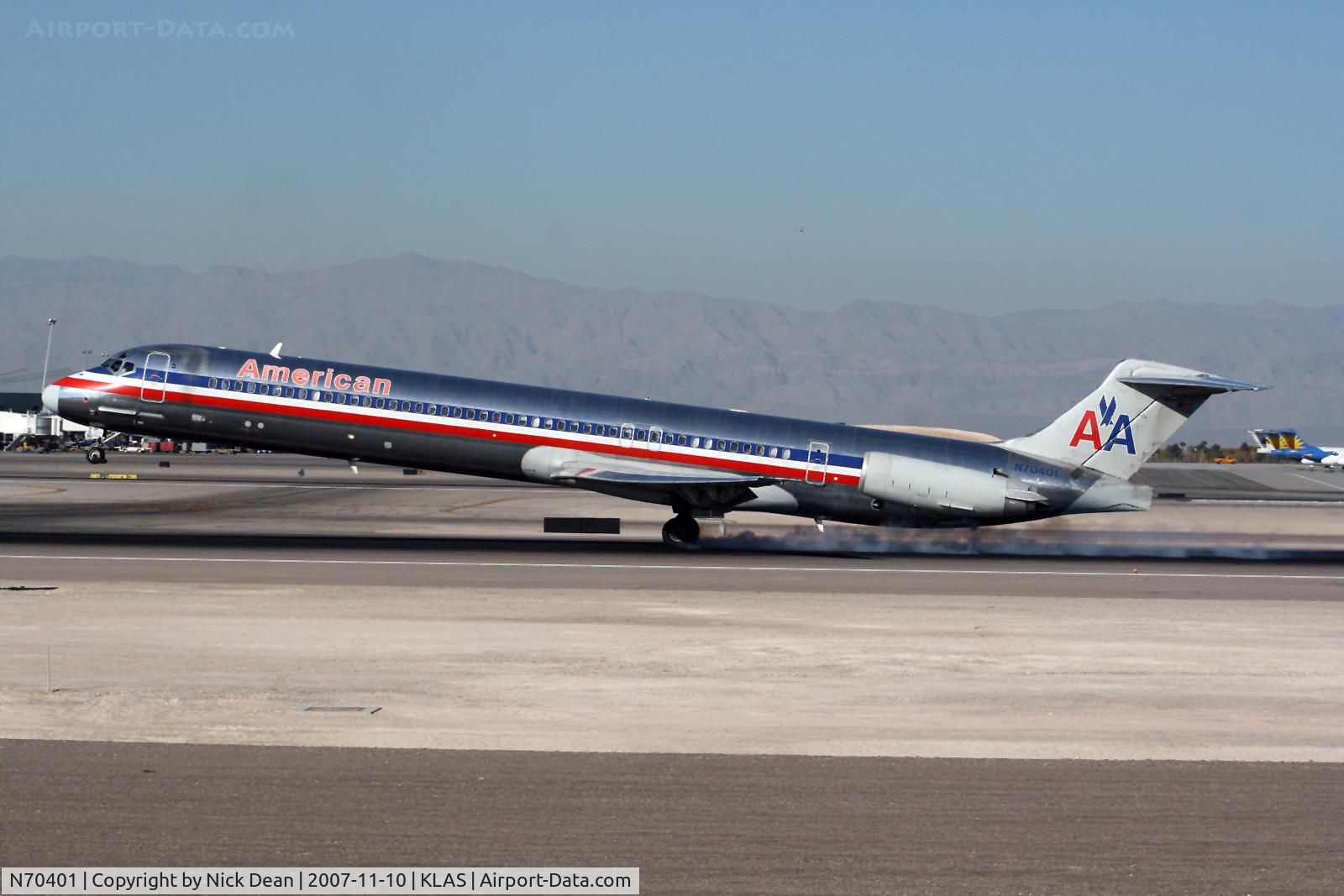 N70401, 1985 McDonnell Douglas MD-82 (DC-9-82) C/N 49312, KLAS