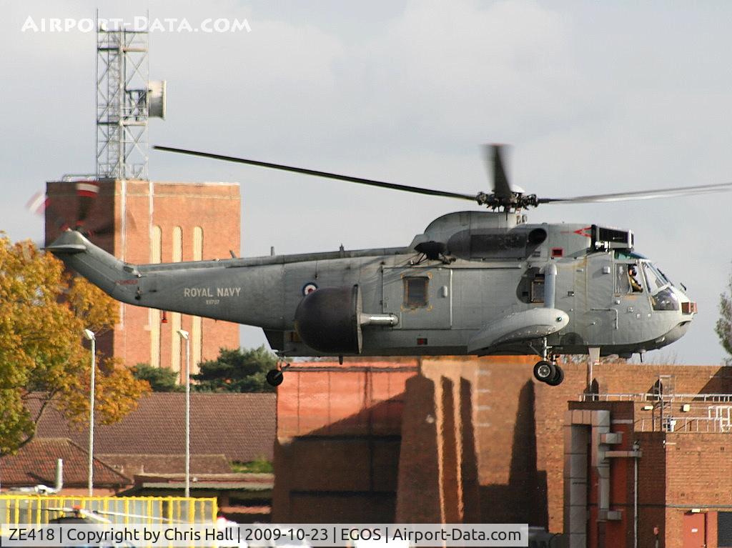 ZE418, 1986 Westland Sea King ASaC.7 C/N WA956, Westland Sea King ASaC.7, Royal Navy, 849 NAS