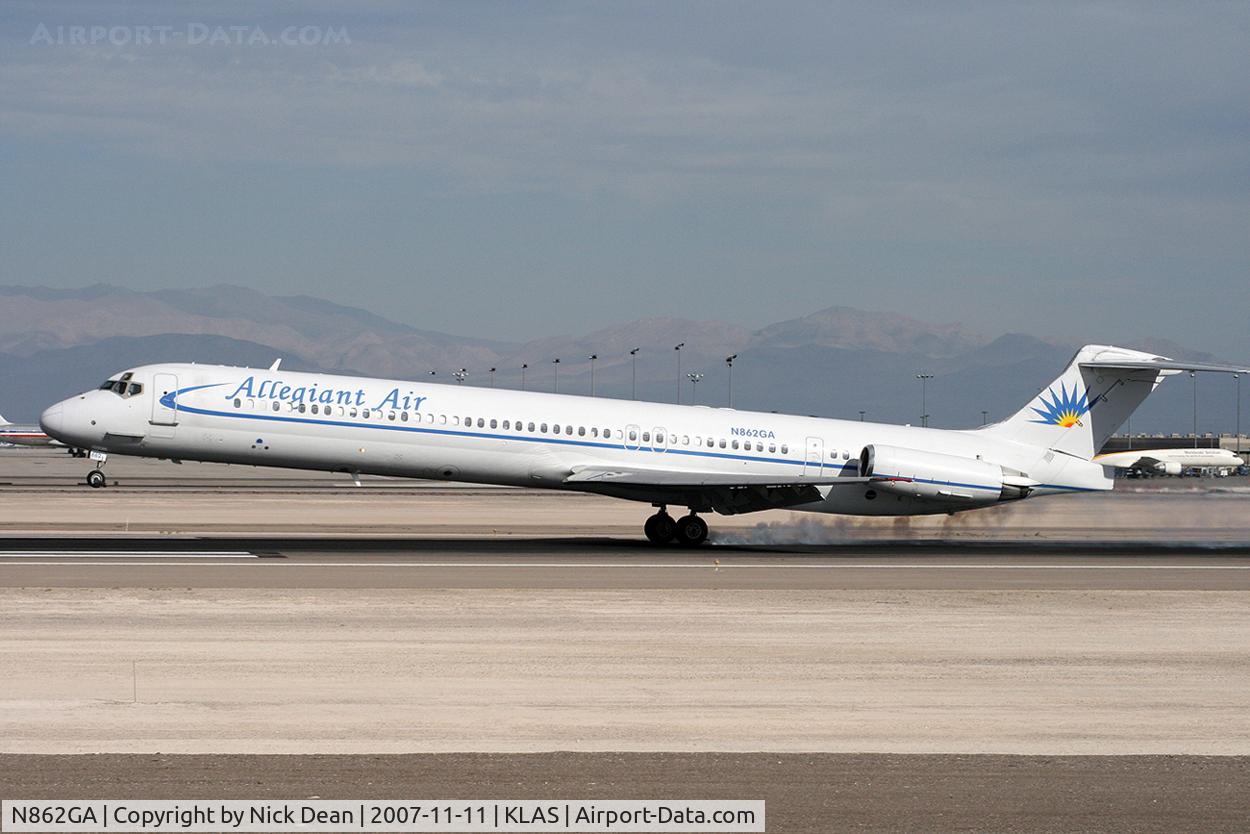 N862GA, 1987 McDonnell Douglas MD-83 (DC-9-83) C/N 49556, KLAS
