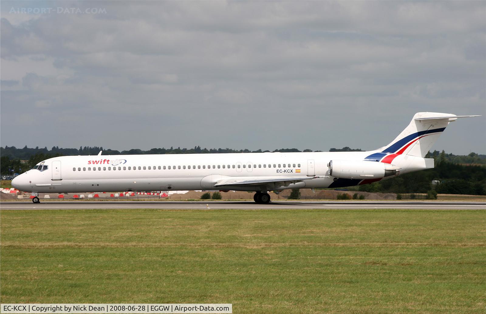 EC-KCX, 1988 McDonnell Douglas MD-83 (DC-9-83) C/N 49619, EGGW