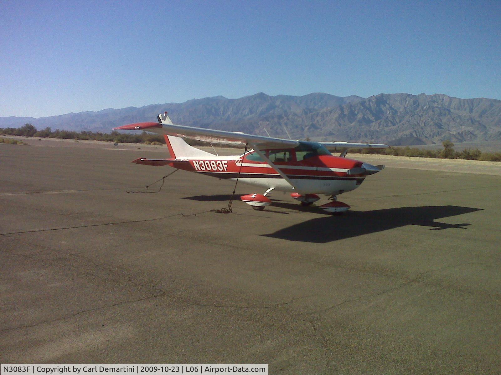 N3083F, 1966 Cessna 182J Skylane C/N 18257183, At Furnace Creek airport, California