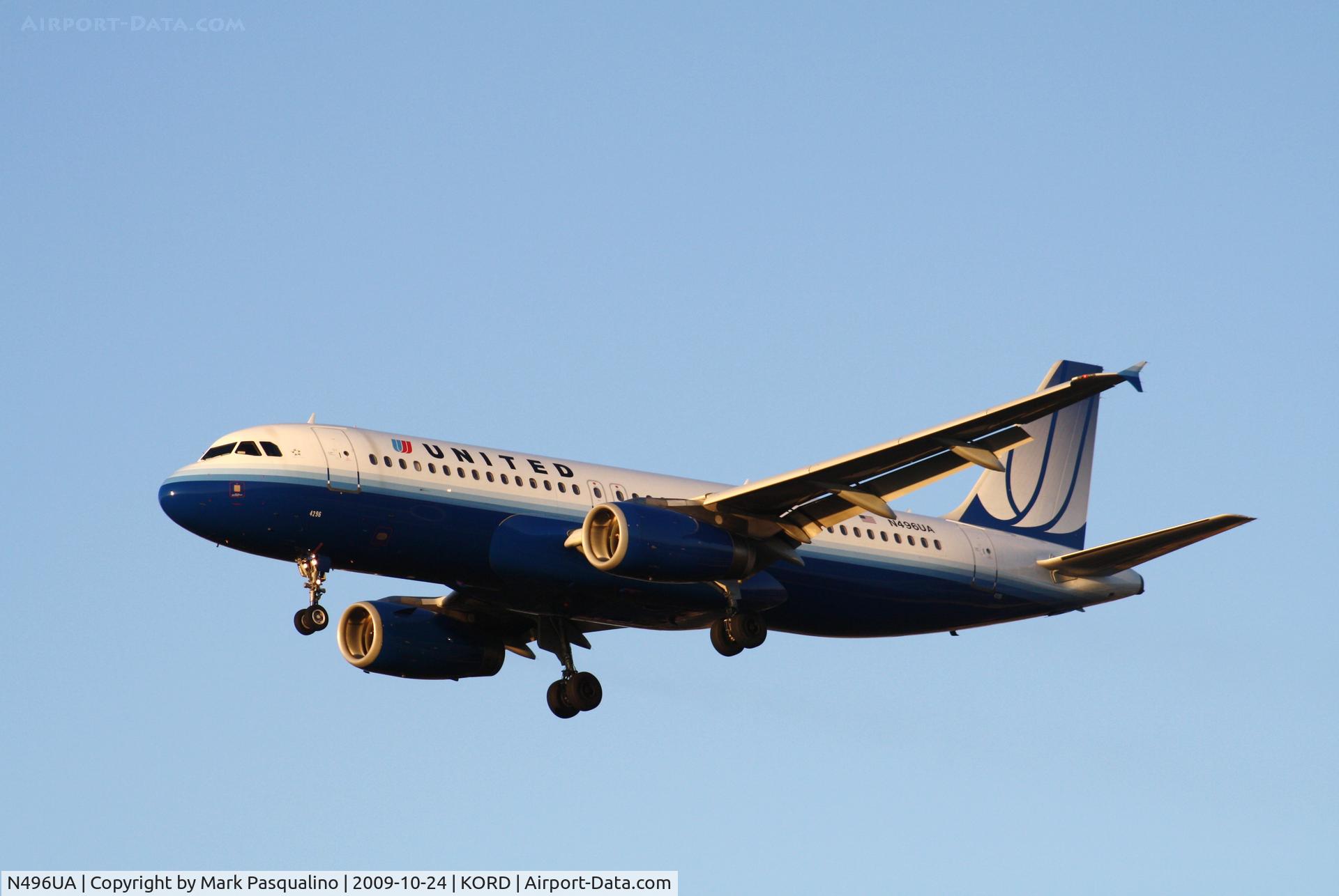 N496UA, 2002 Airbus A320-232 C/N 1845, Airbus A320