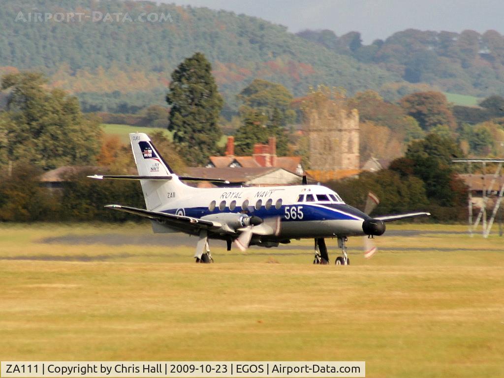 ZA111, Scottish Aviation HP-137 Jetstream T.2 C/N 211, SA Jetstream T2, Royal Navy, 750 NAS