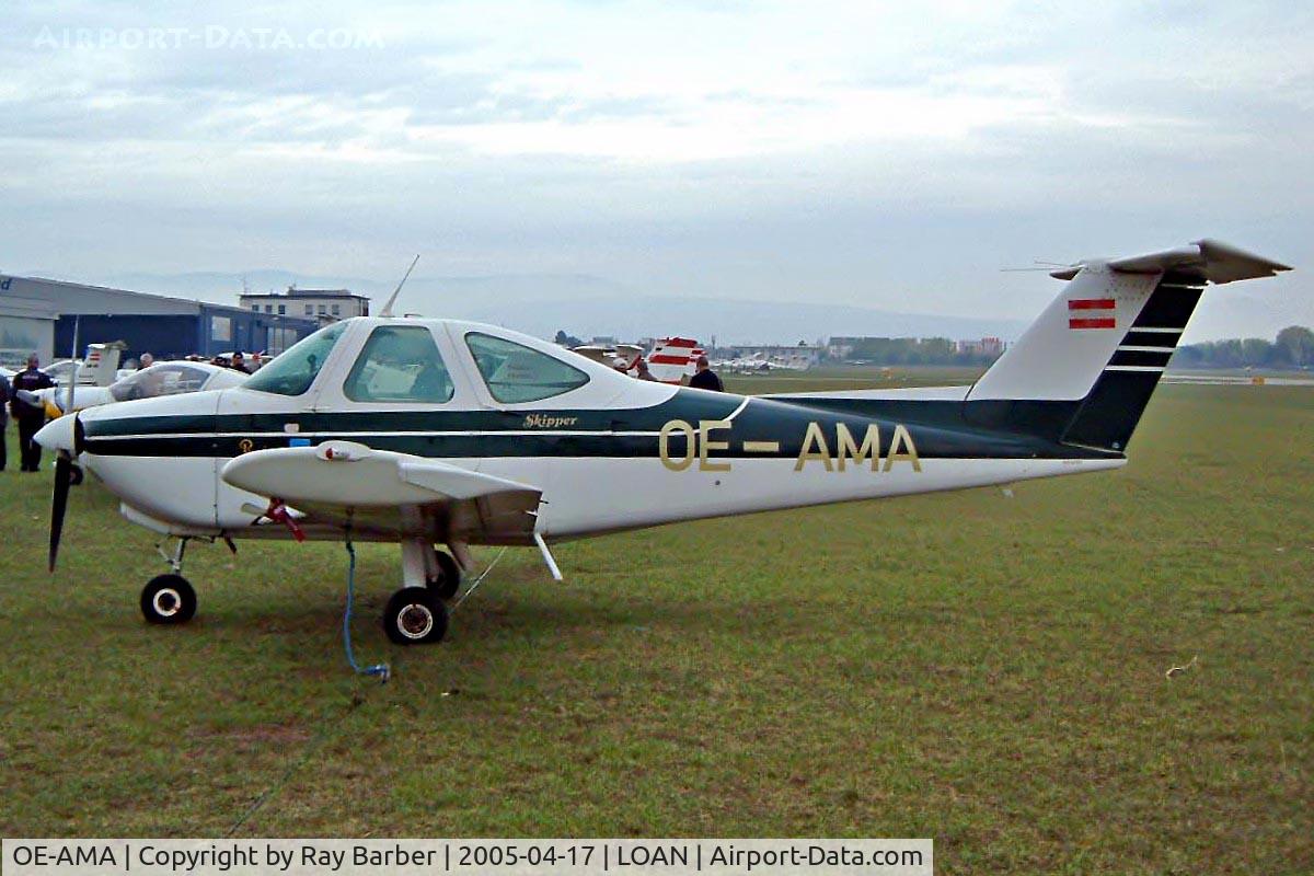 OE-AMA, Beech 77 Skipper C/N WA-251, Seen at its home base.