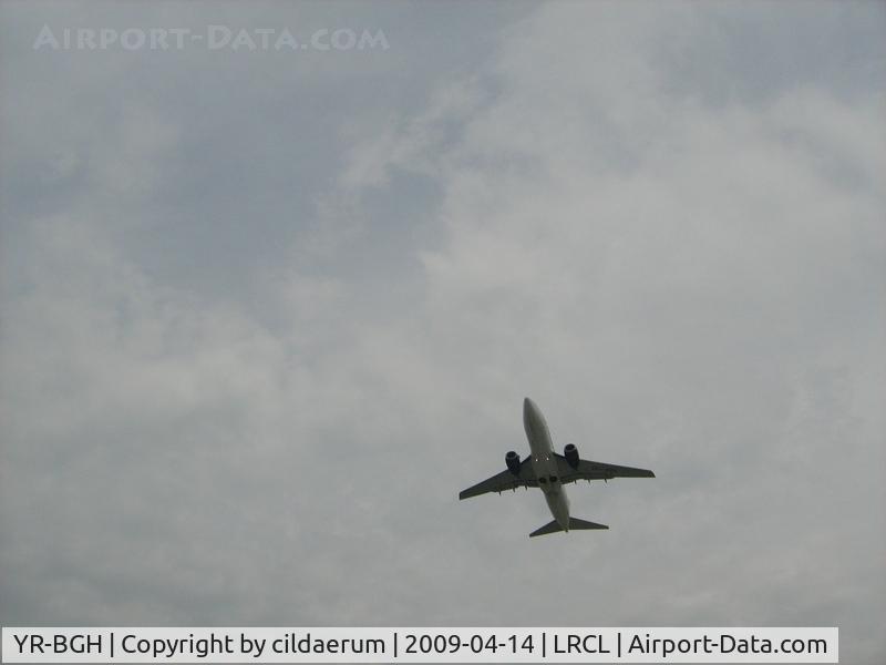 YR-BGH, 2003 Boeing 737-78J C/N 28438, Takeoff to Madrid