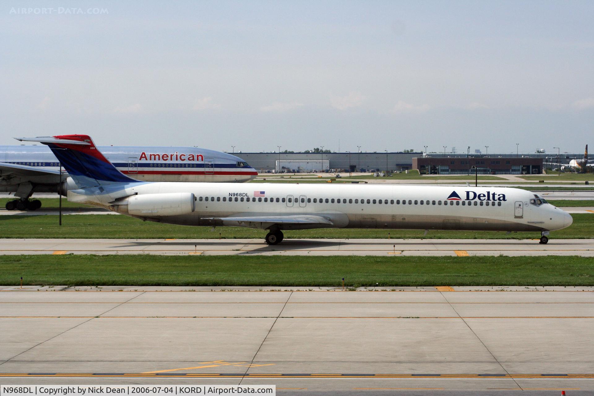 N968DL, 1990 McDonnell Douglas MD-88 C/N 53161, KORD