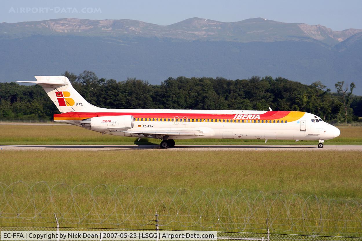 EC-FFA, 1991 McDonnell Douglas MD-87 (DC-9-87) C/N 53209, LSGG