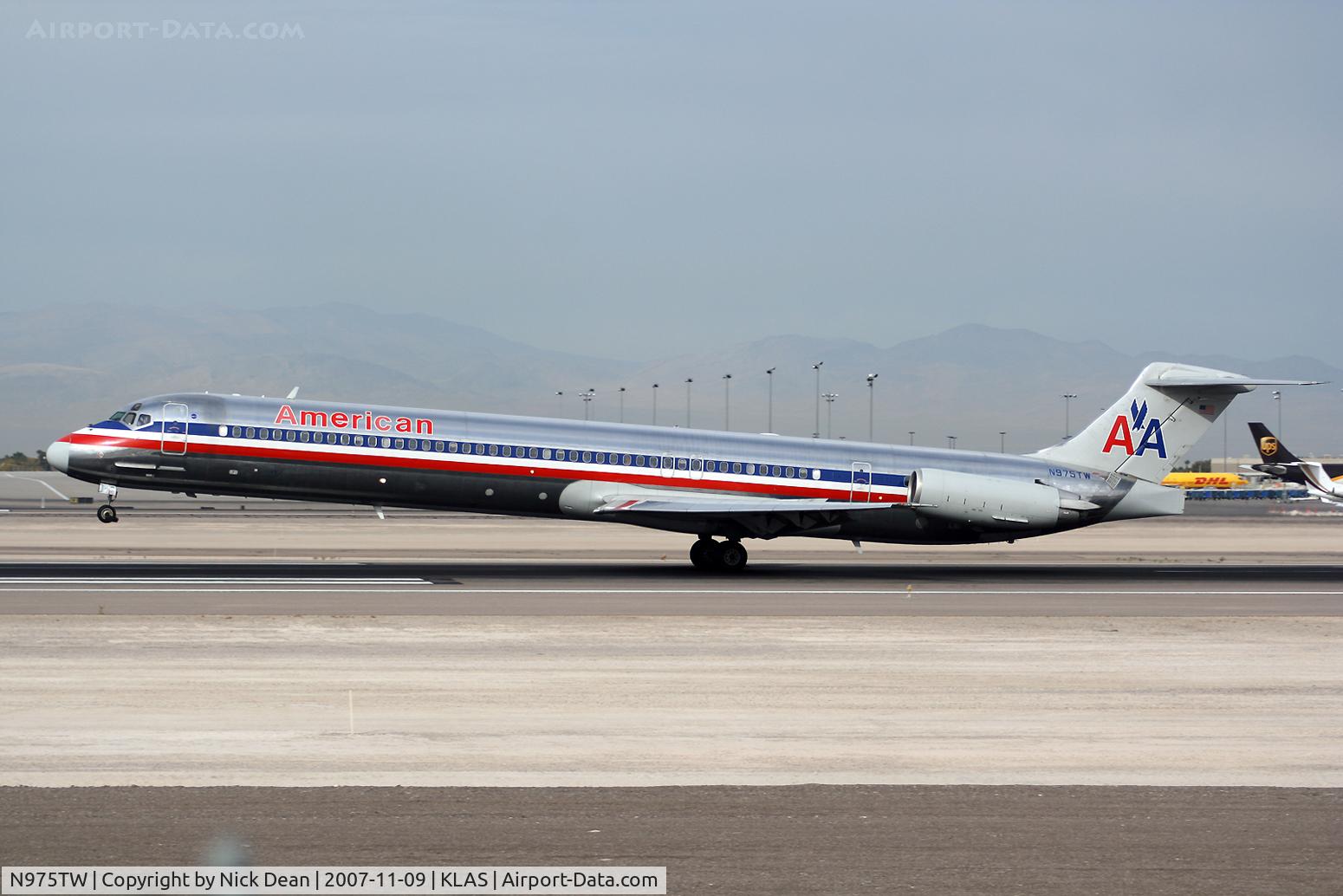 N975TW, 1999 McDonnell Douglas MD-83 (DC-9-83) C/N 53625, KLAS