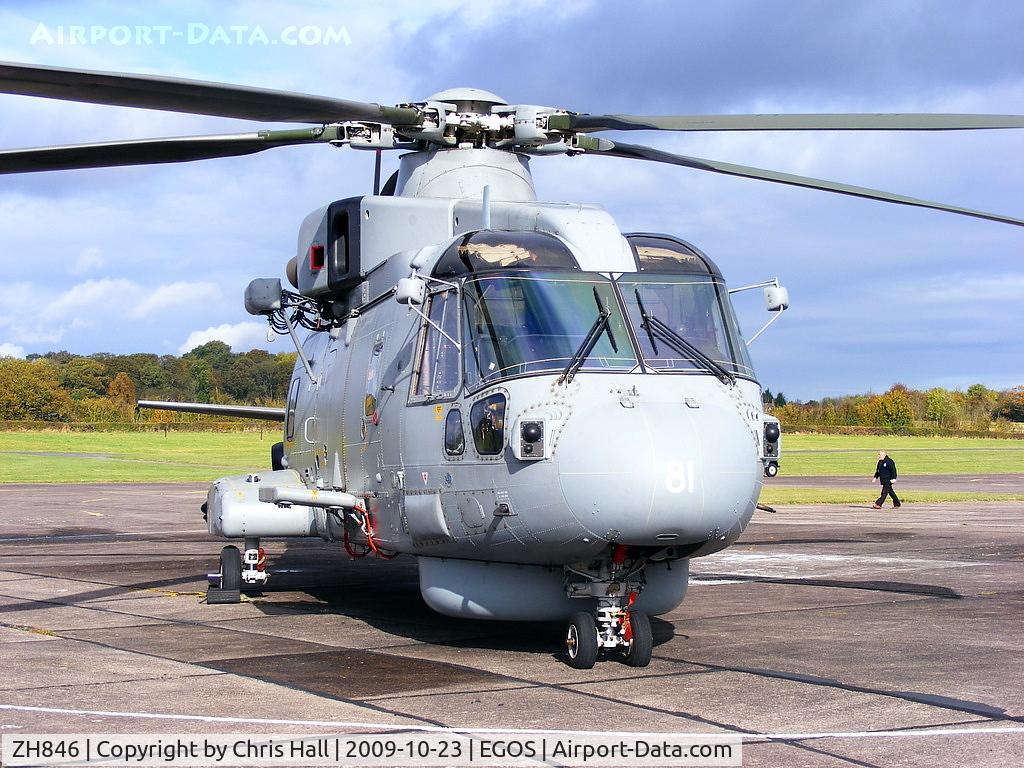 ZH846, AgustaWestland EH-101 Merlin HM1 (Mk111) C/N 50109/RN26, Royal Navy, 829 NAS
