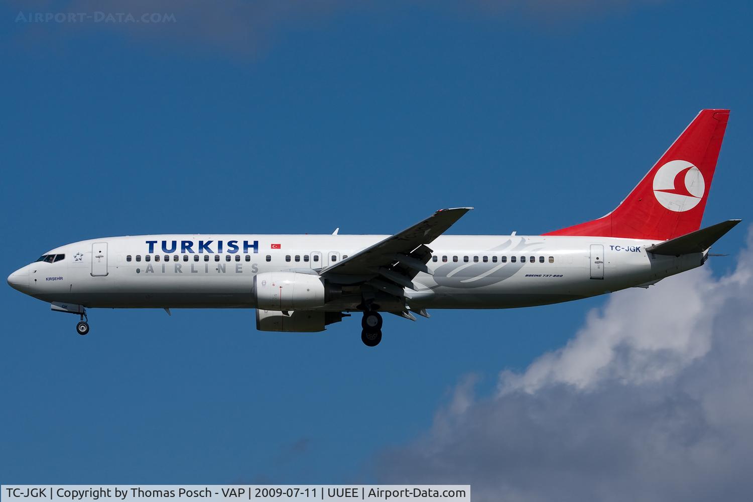 TC-JGK, 2006 Boeing 737-8F2 C/N 34409, Turkish Airlines