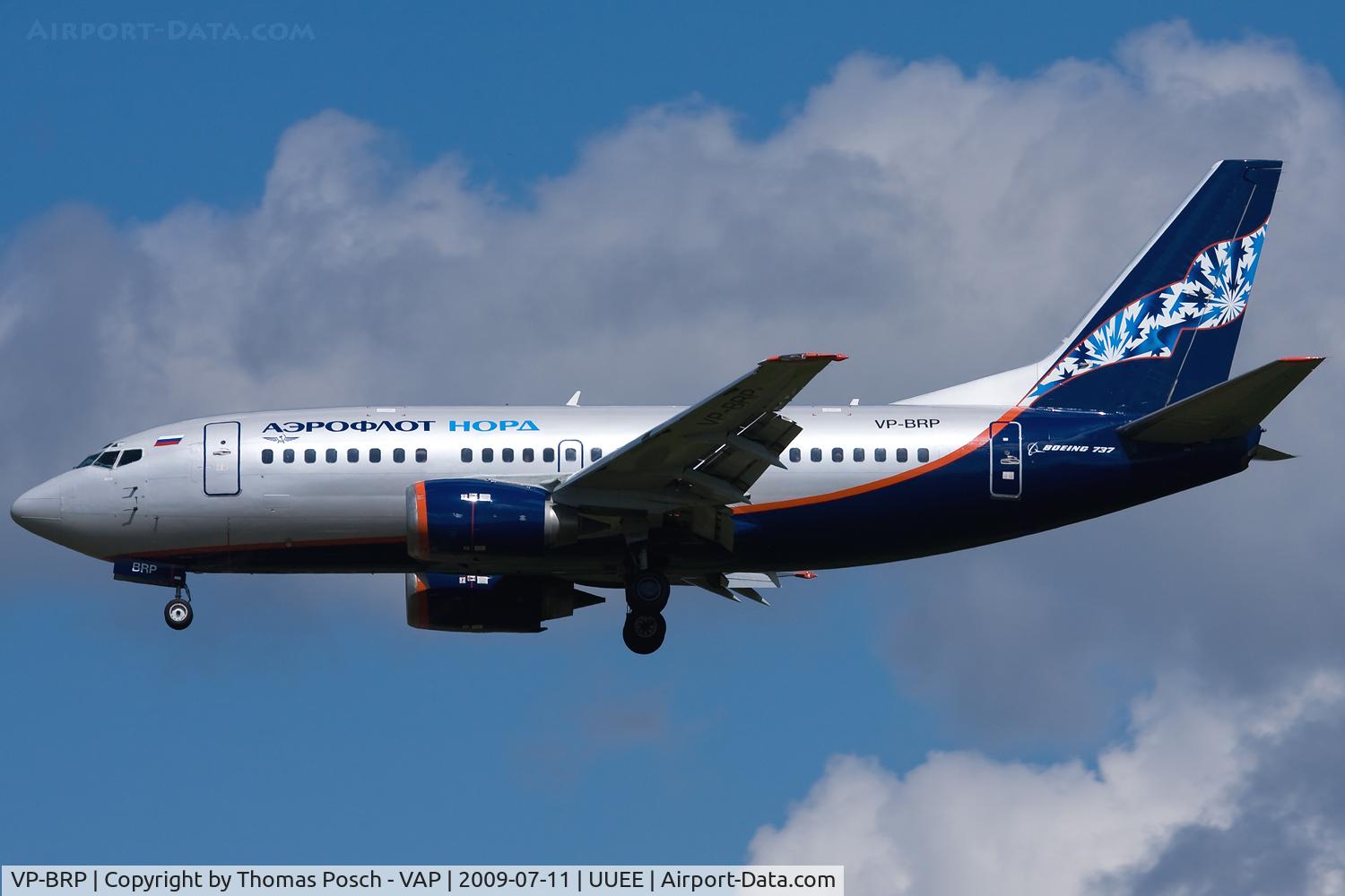 VP-BRP, 1990 Boeing 737-505 C/N 24651, Aeroflot-Nord