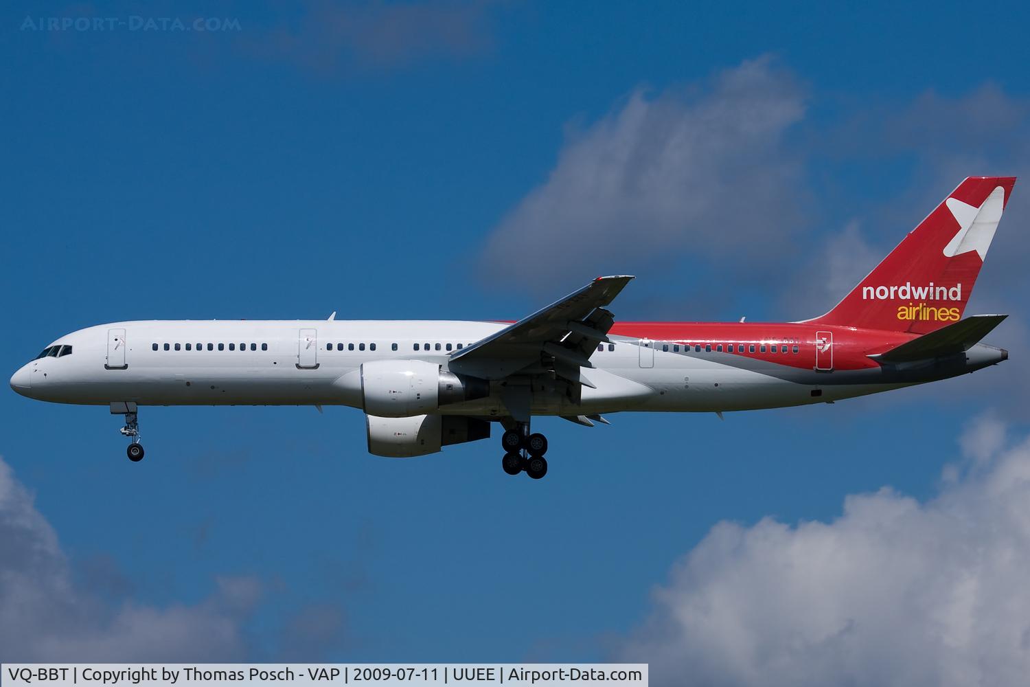 VQ-BBT, 1998 Boeing 757-2Q8 C/N 29443, Nordwind Airlines