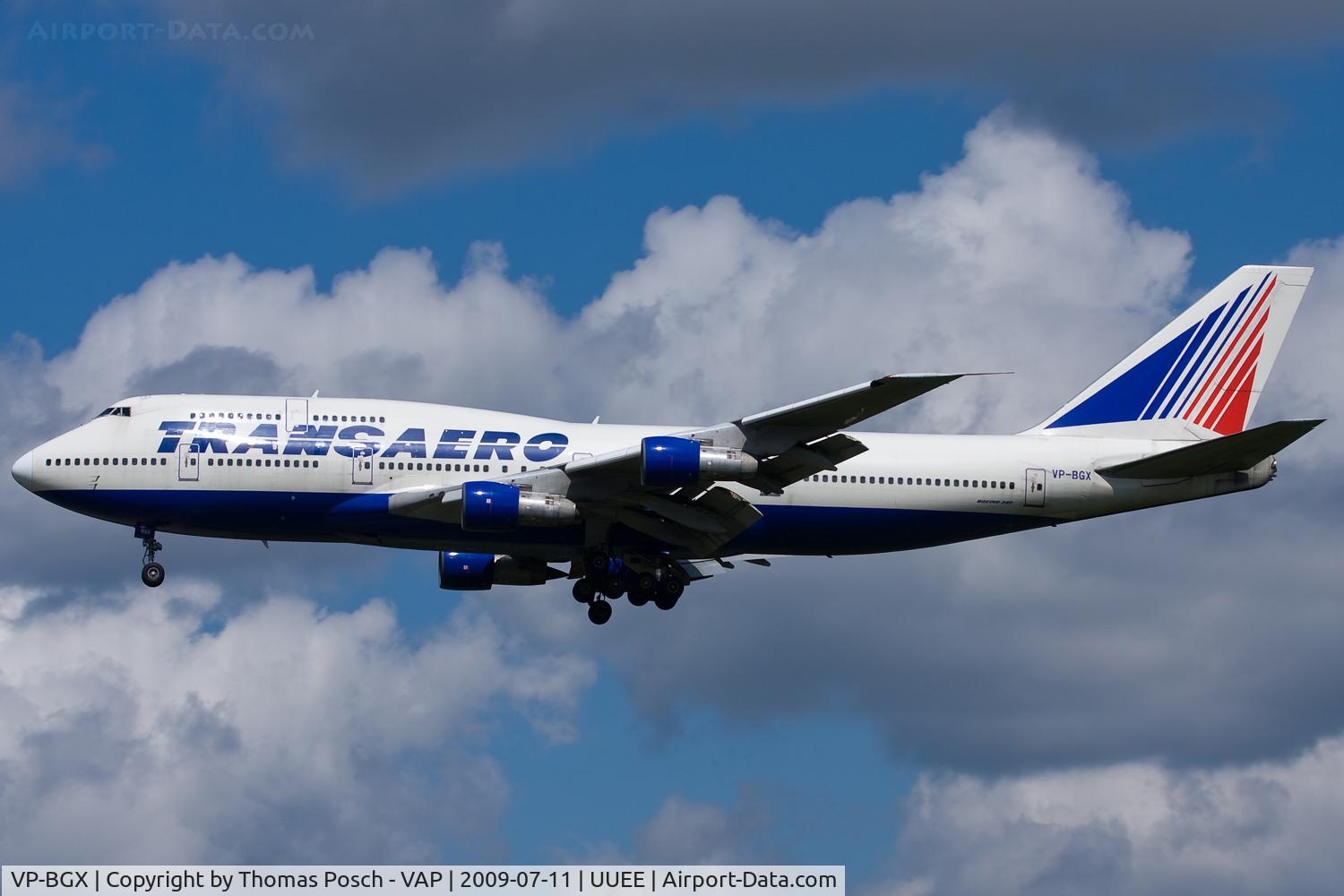 VP-BGX, 1988 Boeing 747-346 C/N 24156, Transaero Airlines