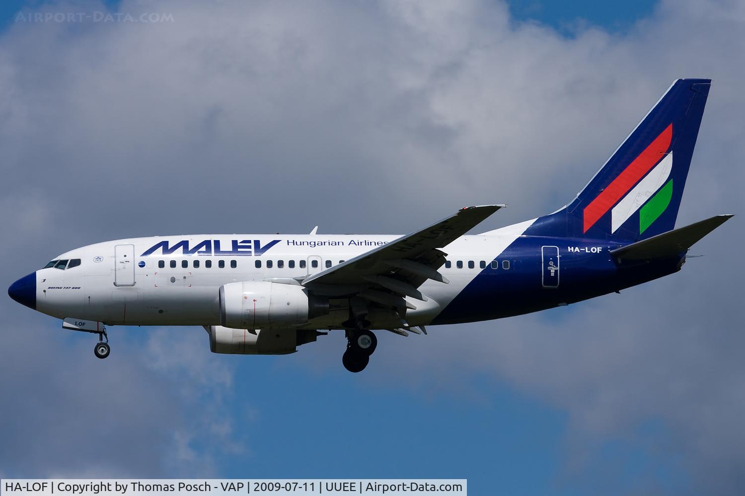 HA-LOF, 2003 Boeing 737-6Q8 C/N 29348, Malev - Hungarian Airlines