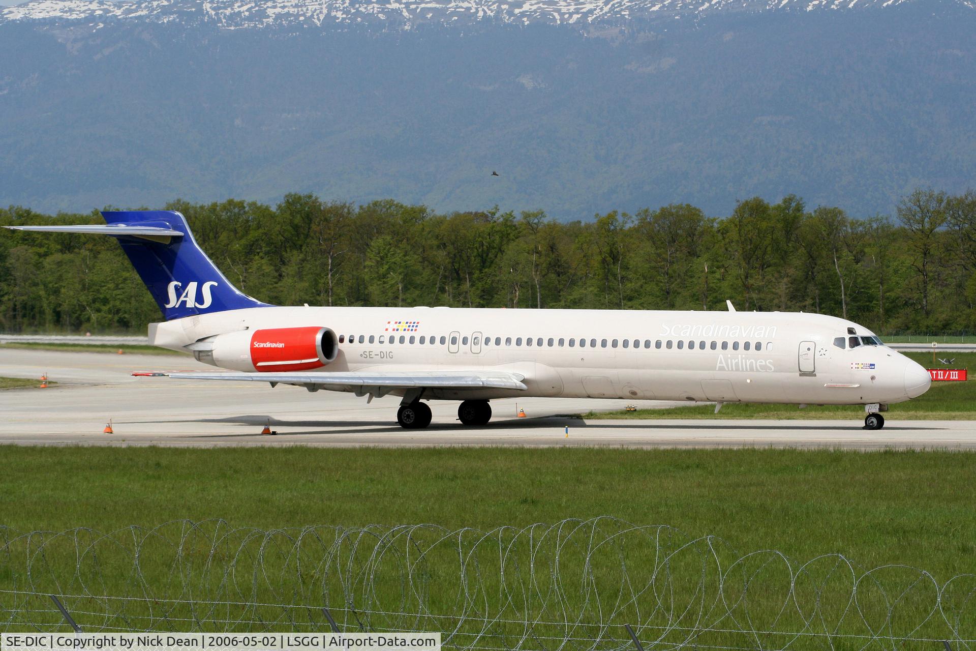 SE-DIC, McDonnell Douglas MD-87 (DC-9-87) C/N 49607, LSGG
