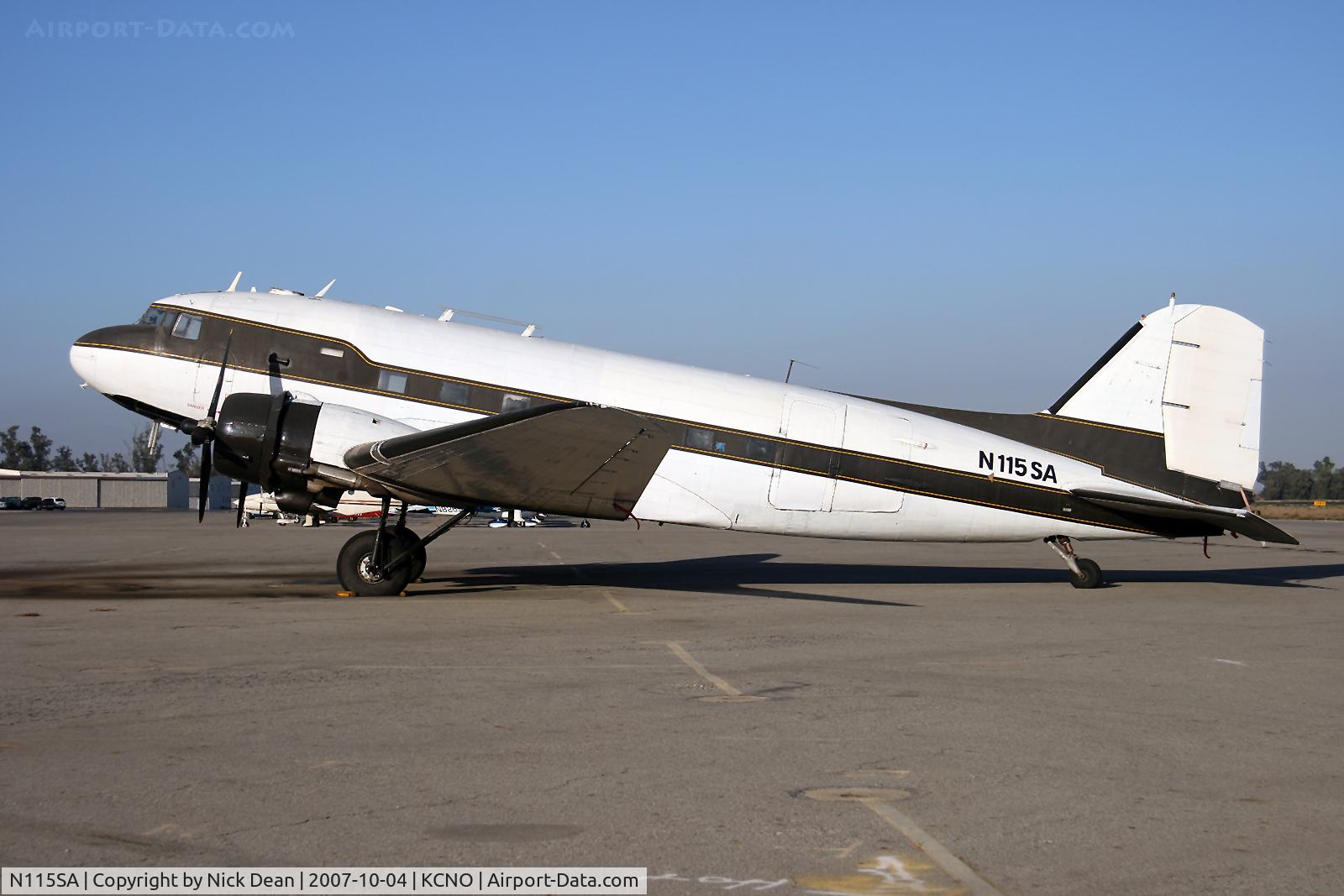 N115SA, 1944 Douglas DC3C-S1C3G (C-47A) C/N 13310, KCNO