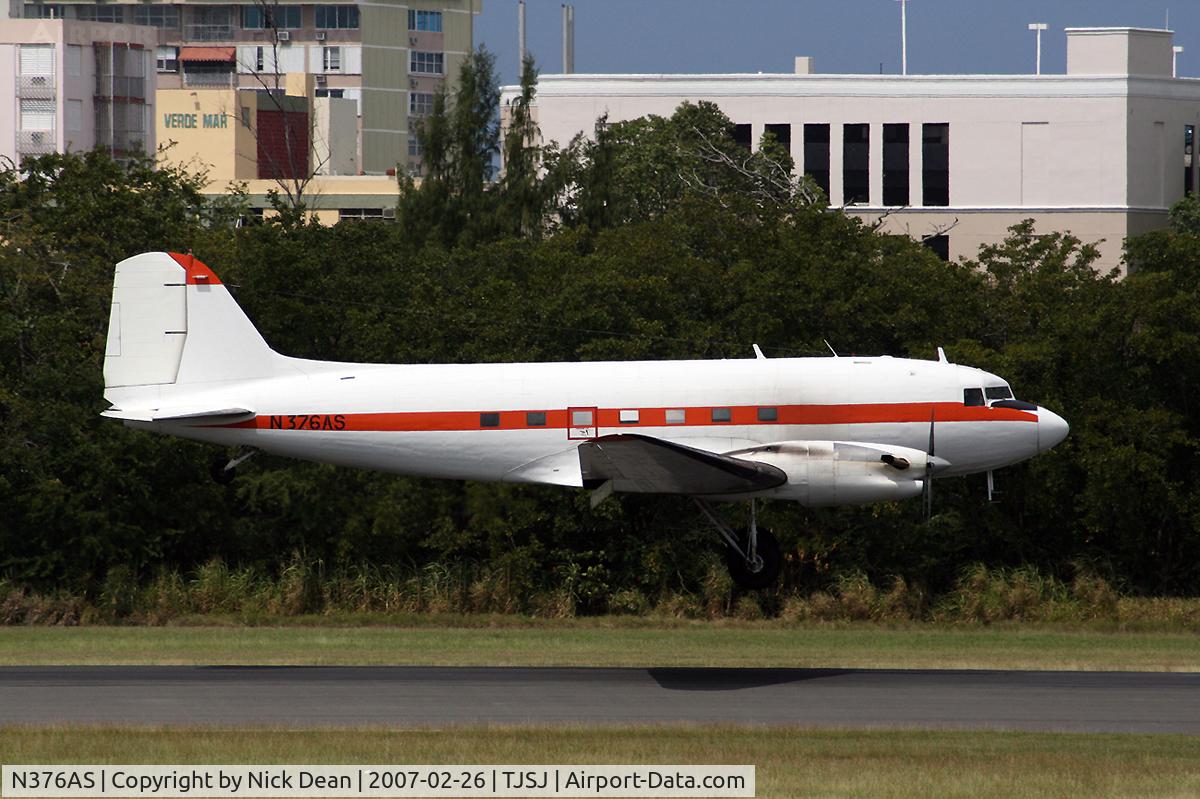 N376AS, 1944 Douglas DC-3C-TP C/N 27047, TJSJ