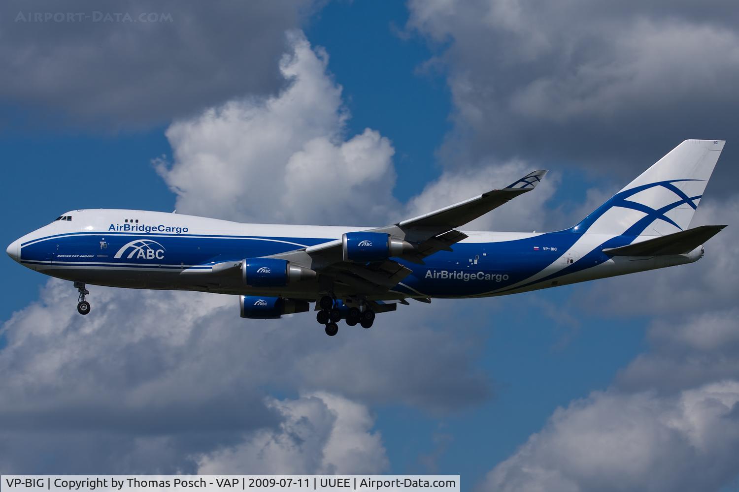 VP-BIG, 2007 Boeing 747-46N/FER/SCD C/N 35420, Air Bridge Cargo