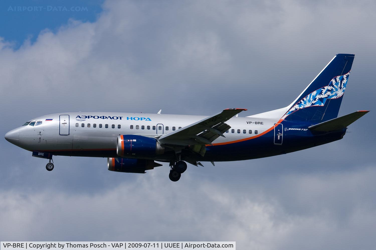 VP-BRE, 1992 Boeing 737-53C C/N 24827, Aeroflot-Nord