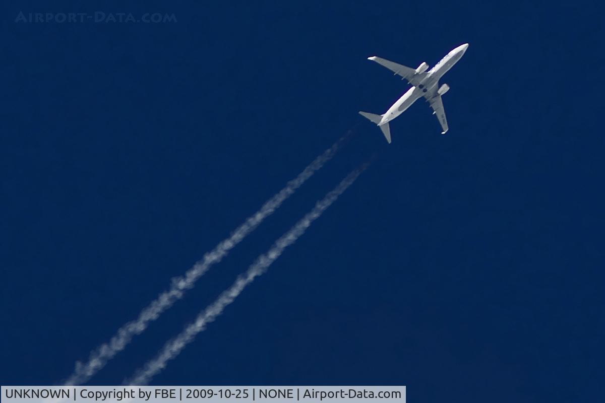UNKNOWN, Contrails Various C/N Unknown, Eurocypria B737-8Q8 cruising high