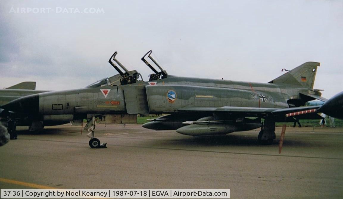 37 36, 1972 McDonnell Douglas F-4F Phantom II C/N 4436, McD-D Phantom F-4F - (West) German Air Force