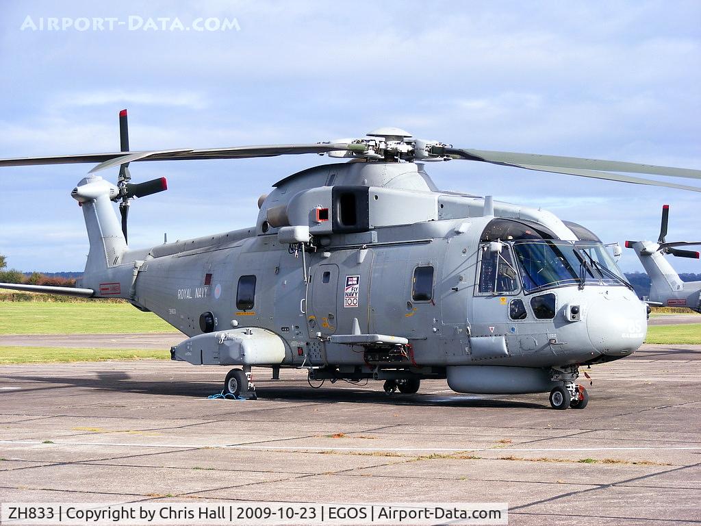 ZH833, 1999 AgustaWestland EH-101 Merlin HM2 C/N 50061/RN13, Agusta Westland EH-101 Merlin HM2, Royal Navy, 824 NAS