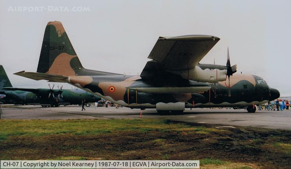 CH-07, 1971 Lockheed C-130H Hercules C/N 382-4476, Royal Belgian Air Force