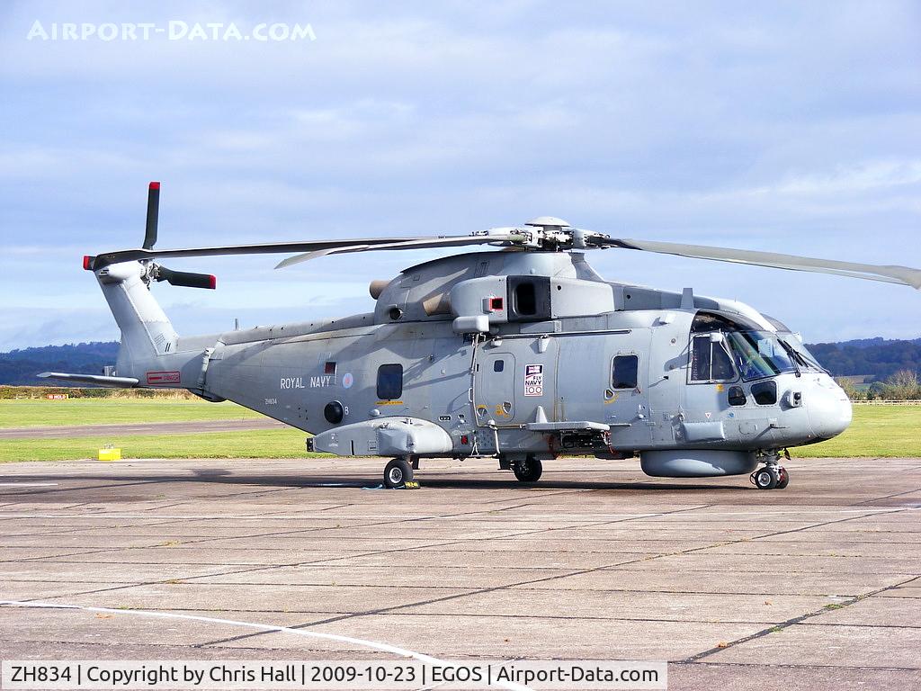 ZH834, AgustaWestland EH-101 Merlin HM.1 C/N 50065/RN14, Agusta Westland EH-101 Merlin HM1, Royal Navy, 824 NAS