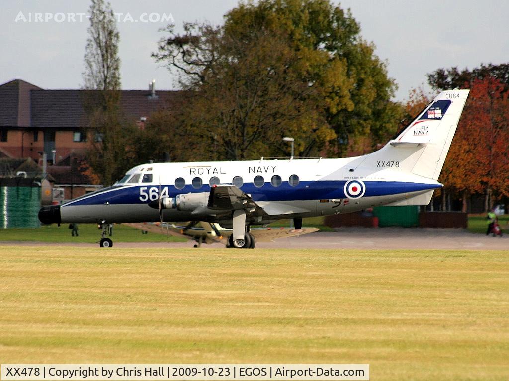 XX478, 1970 Scottish Aviation HP-137 Jetstream T.2 C/N 261, Royal Navy, 750 NAS