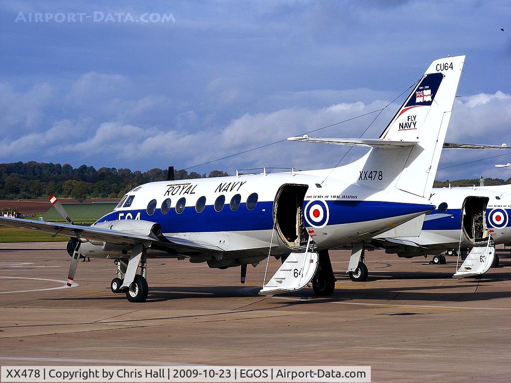 XX478, 1970 Scottish Aviation HP-137 Jetstream T.2 C/N 261, Royal Navy, 750 NAS