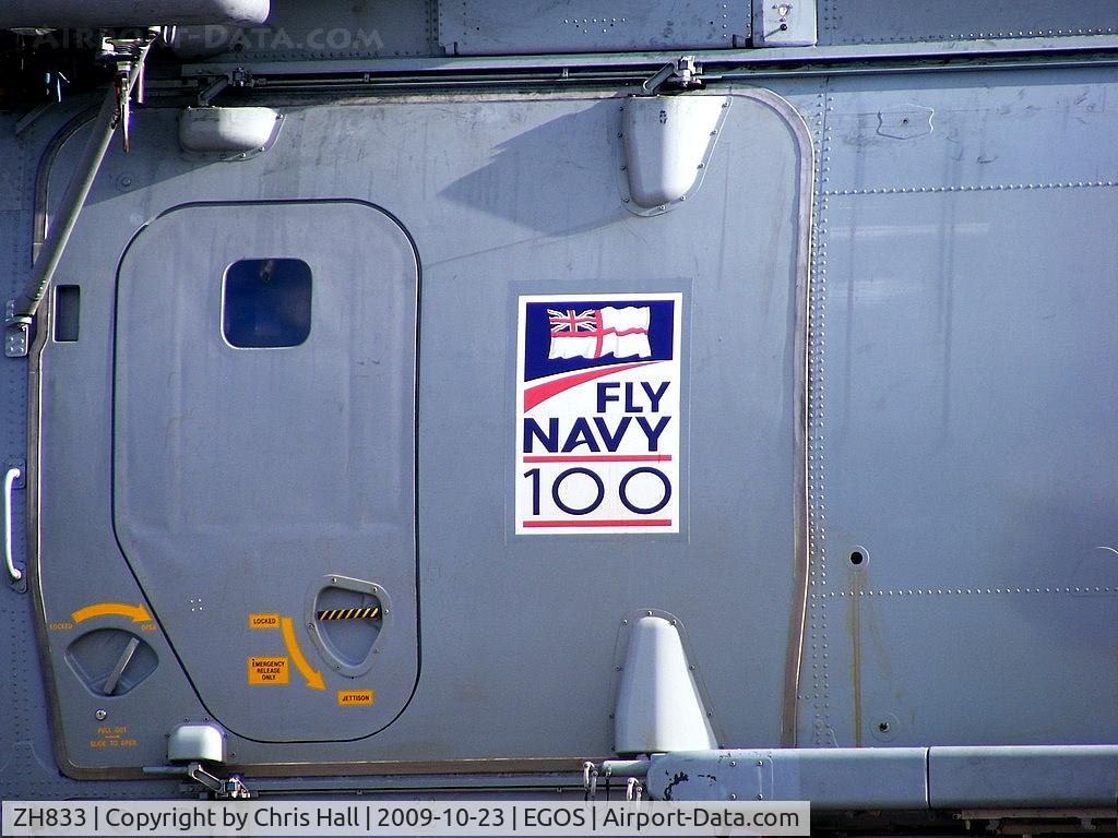 ZH833, 1999 AgustaWestland EH-101 Merlin HM2 C/N 50061/RN13, Agusta Westland EH-101 Merlin HM2, Royal Navy, 824 NAS