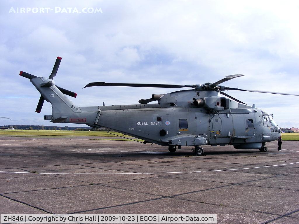 ZH846, AgustaWestland EH-101 Merlin HM1 (Mk111) C/N 50109/RN26, Royal Navy, 829 NAS