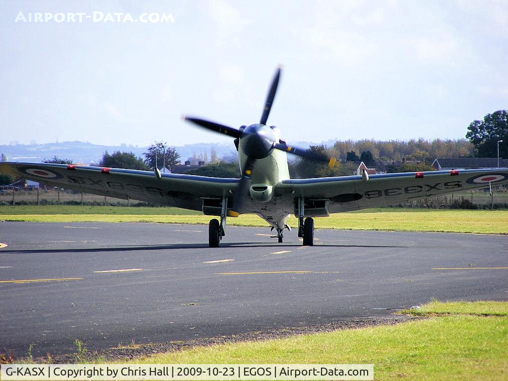 G-KASX, 1946 Supermarine 395 Seafire F.XVII C/N FLWA 25488, wearing its former Royal Navy ID SX336 and codes VL/105