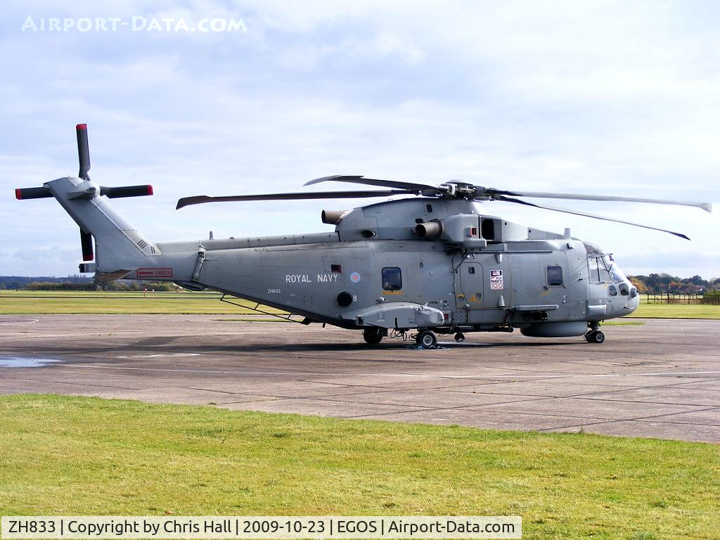 ZH833, 1999 AgustaWestland EH-101 Merlin HM2 C/N 50061/RN13, Agusta Westland EH-101 Merlin HM2, Royal Navy, 824 NAS