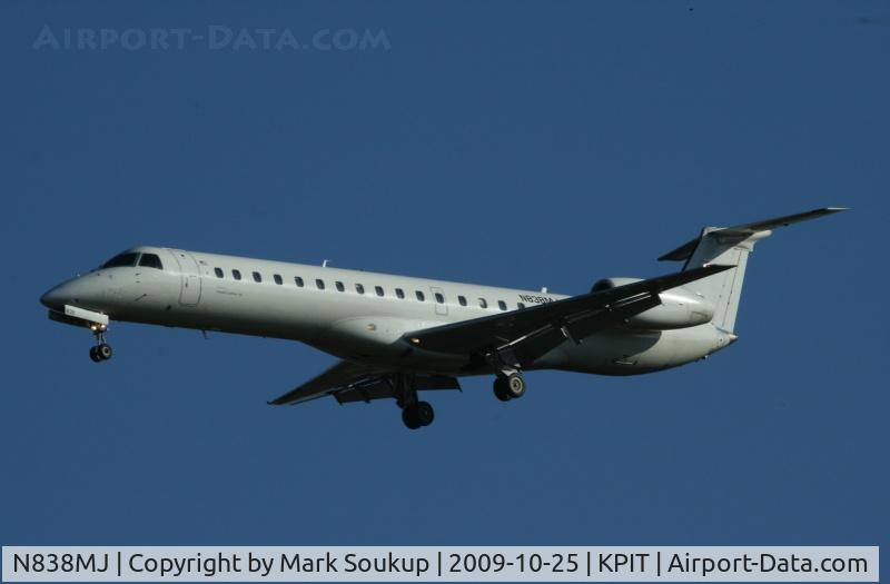 N838MJ, 2001 Embraer ERJ-145LR (EMB-145LR) C/N 145384, N838MJ @ KPIT