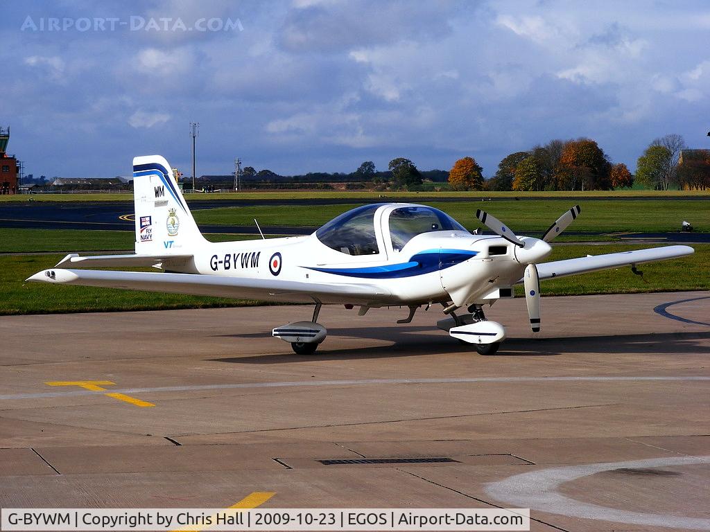 G-BYWM, 2000 Grob G-115E Tutor T1 C/N 82148/E, VT Aerospace Ltd, 727 NAS, RNAS Yeovilton
