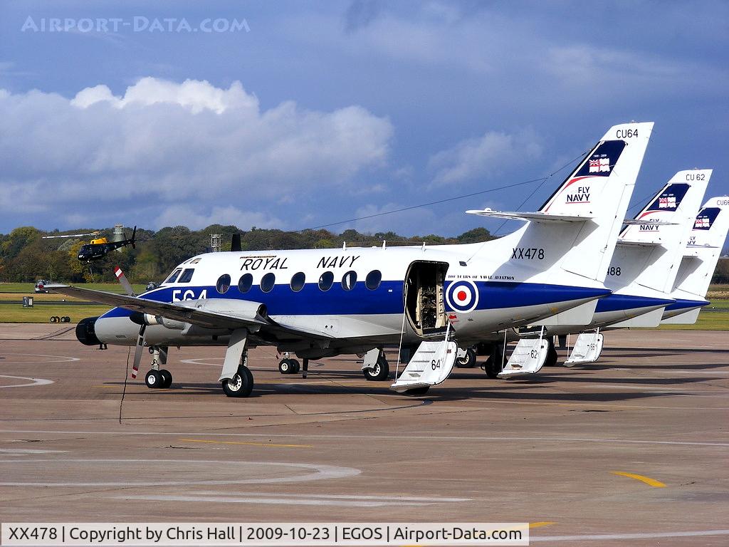 XX478, 1970 Scottish Aviation HP-137 Jetstream T.2 C/N 261, Royal Navy, 750 NAS