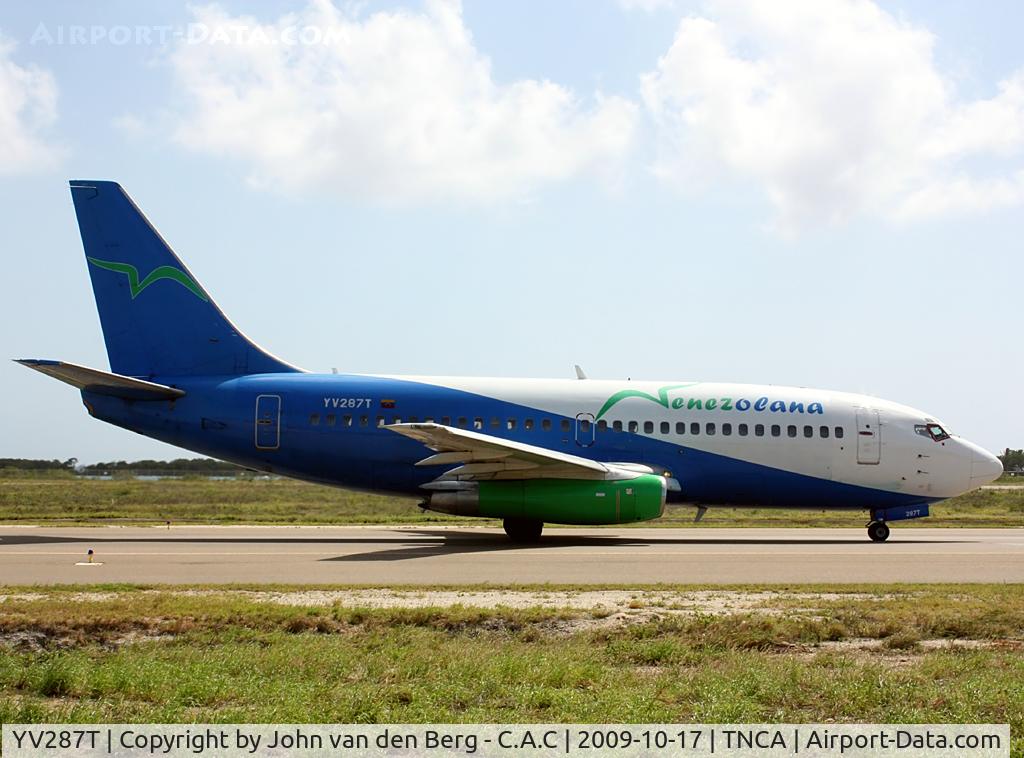 YV287T, 1982 Boeing 737-217 C/N 22728, Venezolana Boeing 737-217(Adv) (22728/911) @ TNCA / AUA