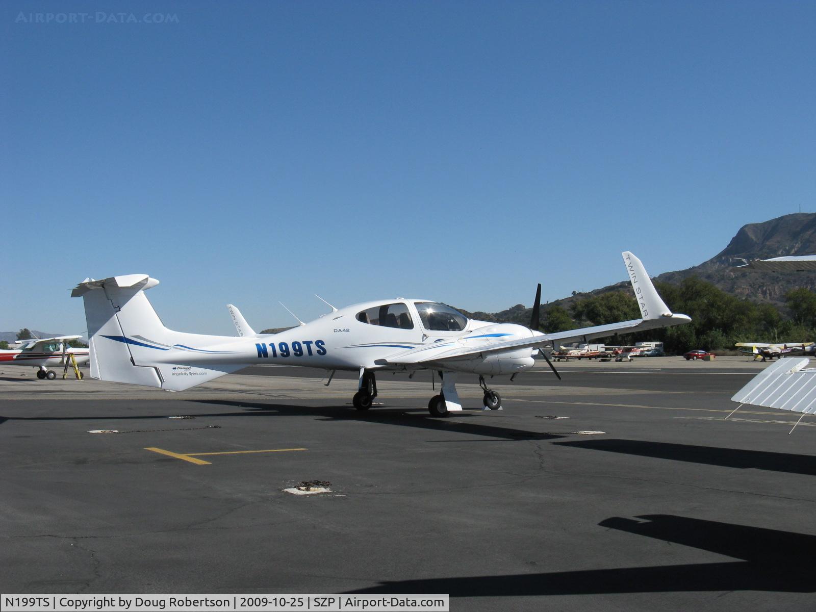 N199TS, 2006 Diamond DA-42-NG Twin Star C/N 42.AC003, 2006 Diamond Aircraft Inds. DA-42 TWIN STAR, two Thielert CENTURION TAE-125-011.7 Turbocharged 135 Hp diesels FADEC w/ dual ECUs, 18/1 compression ratio, 3-blade MT CS full-feathering anti-ice props