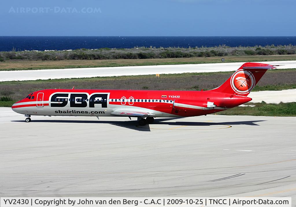 YV2430, 1980 Douglas DC-9-31 C/N 48118, SBAirlines DC 9-31 YV2430 (48118/942) @ TNCC / CUR