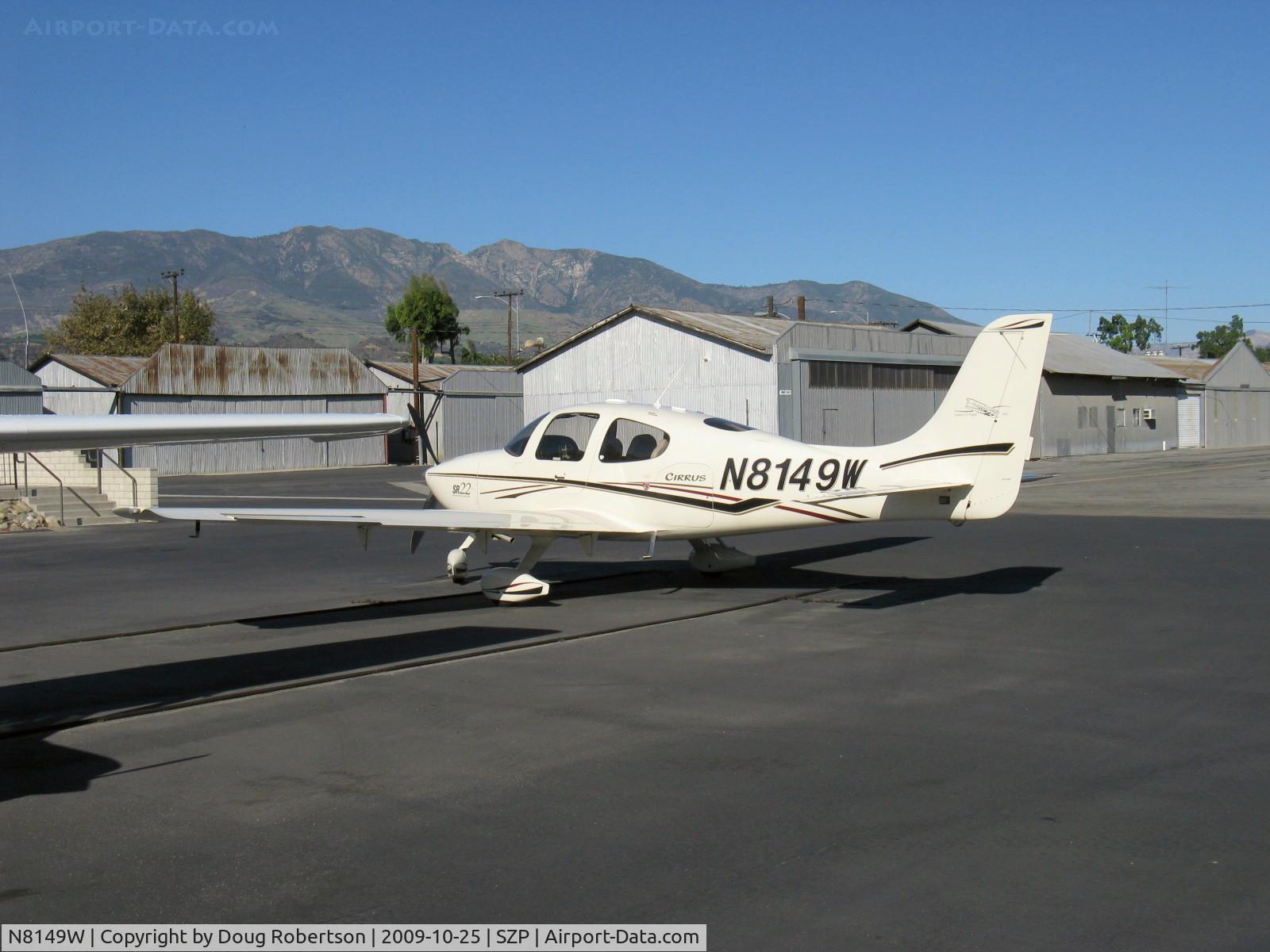 N8149W, 2003 Cirrus SR22 C/N 0695, 2003 Cirrus SR22 Centennial edition, Continental IO-550 310 Hp