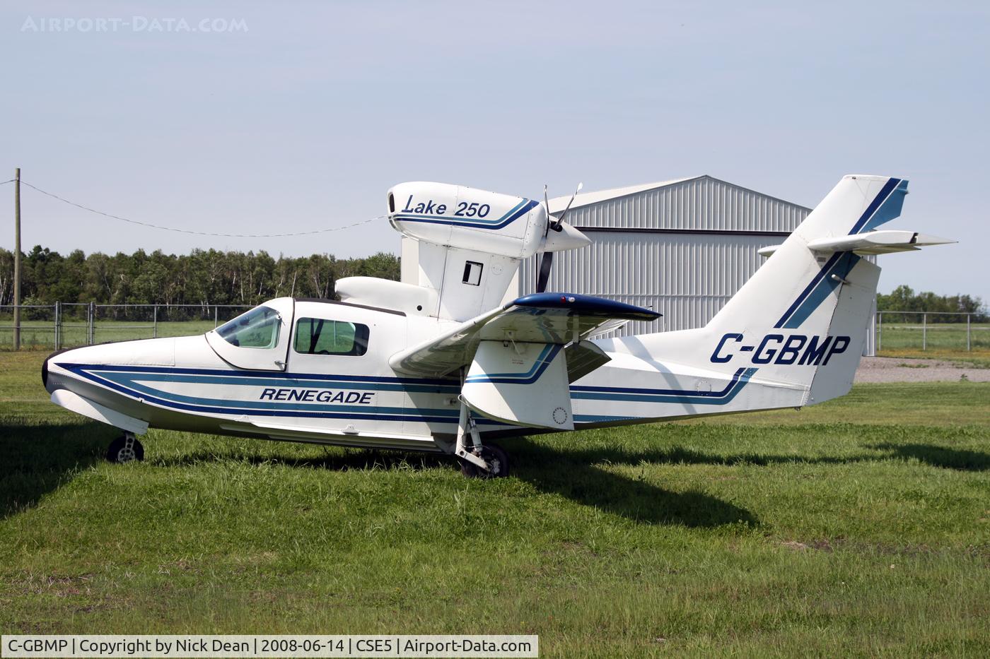 C-GBMP, 1987 Lake LA-250 Renegade C/N 61, CSE5 Montmagny Quebec