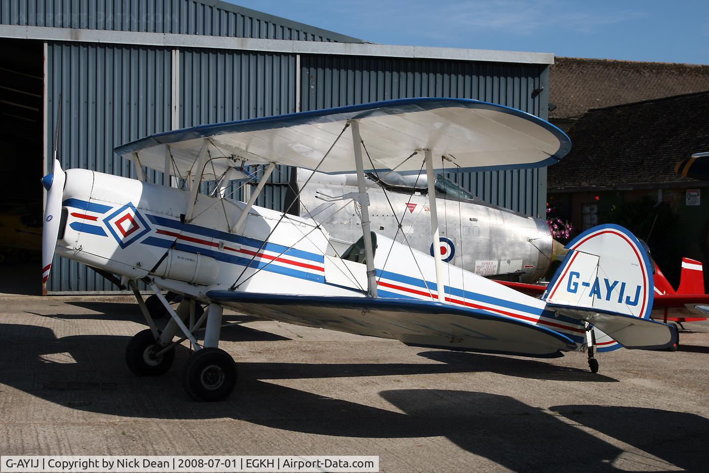 G-AYIJ, 1946 Stampe-Vertongen SV-4B C/N 376, EGKH