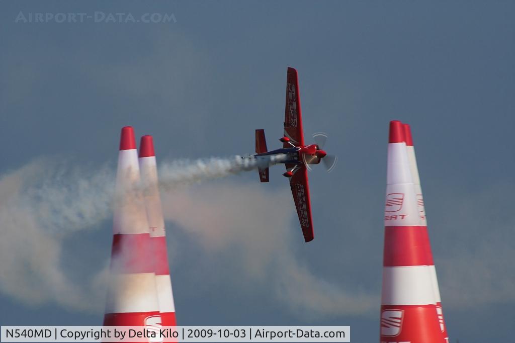 N540MD, 2008 Zivko Edge 540 C/N 0043, Red Bull Air Race Barcelona-Mattias Dolderer